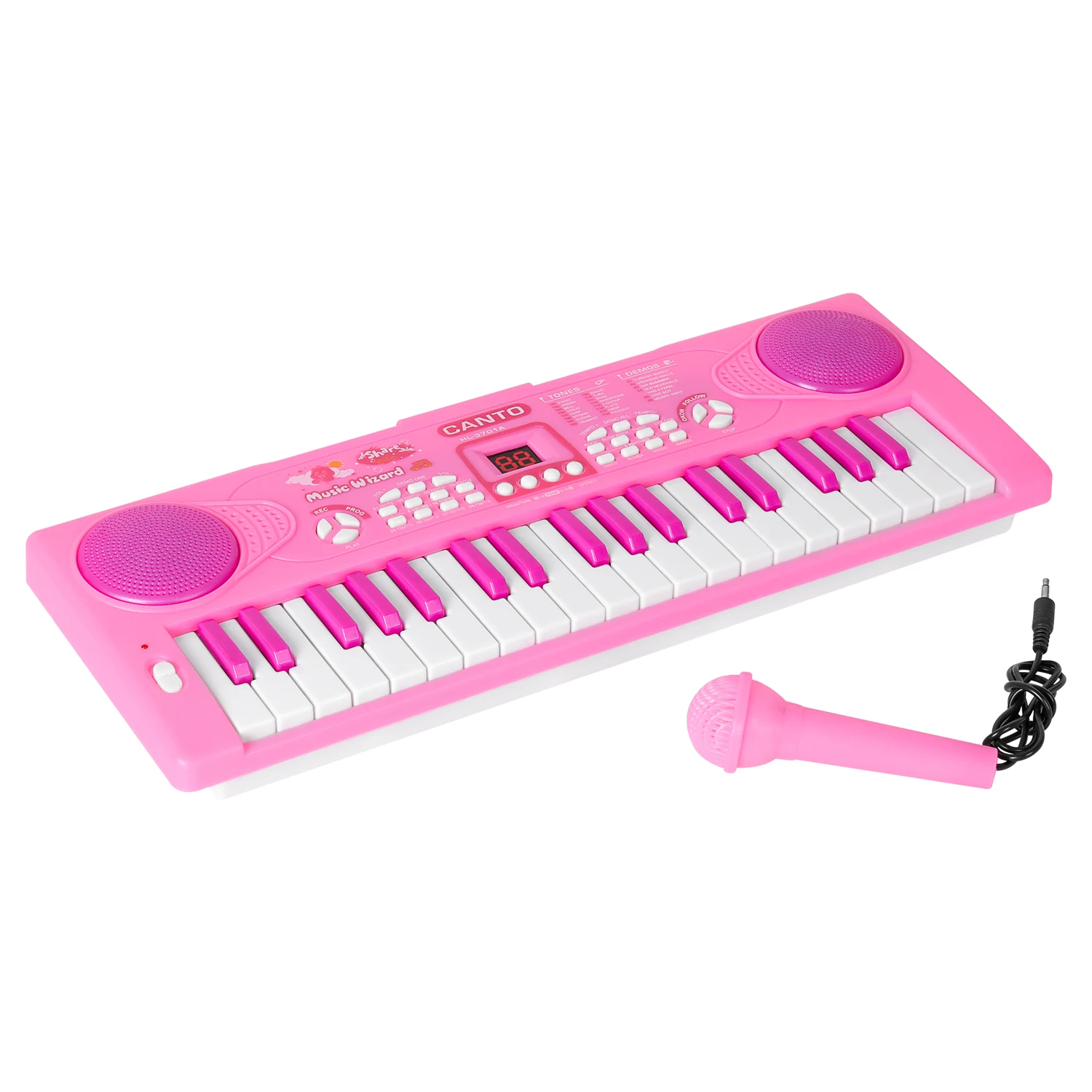 37 Piano Keyboard with Microphone Multifunctional Musical Instrument Smart Educational Toys Piano for kids