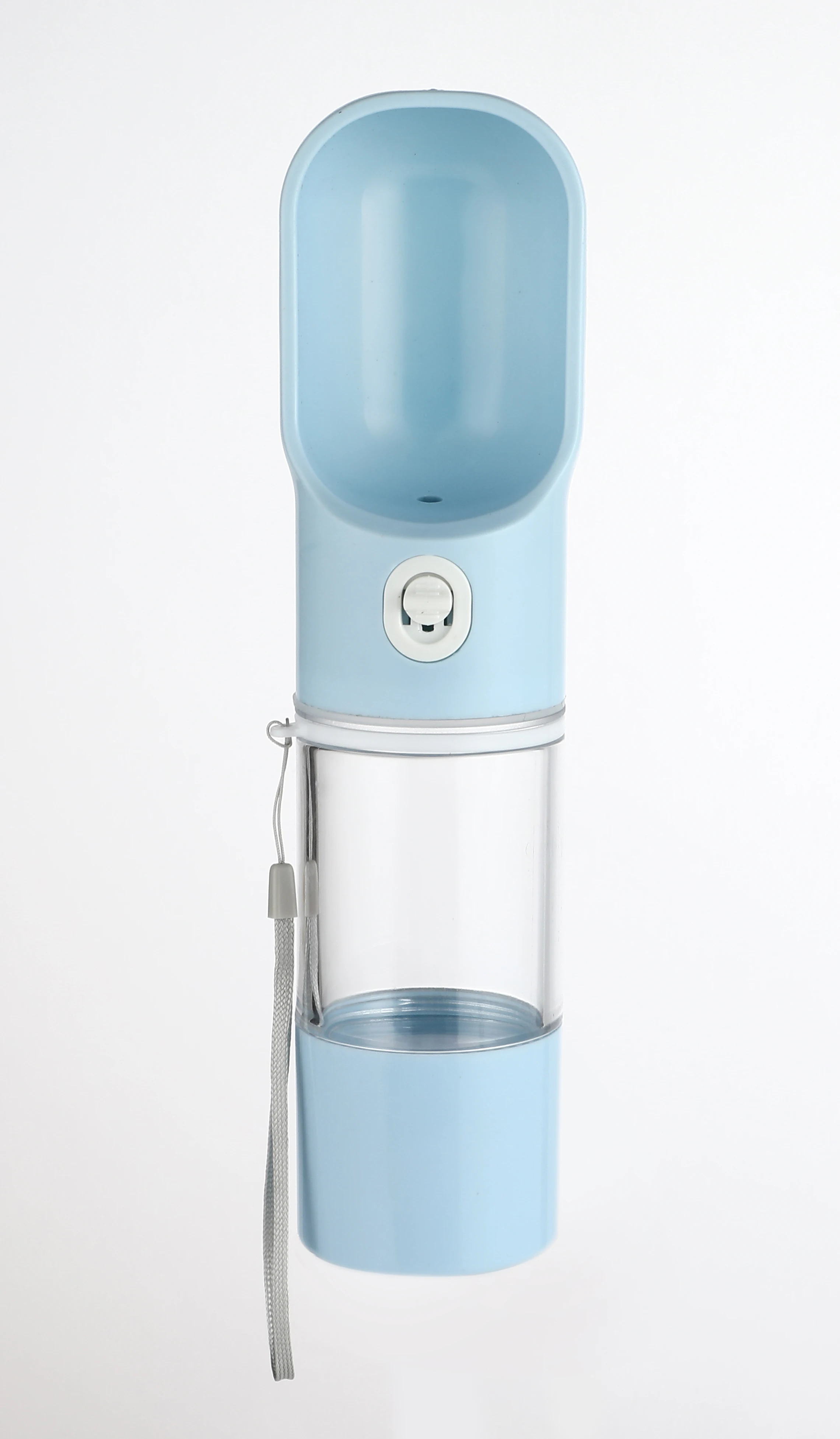 Новый дизайн, аксессуары для домашних животных, портативная бутылка для воды для собак и кошек с чашкой для еды