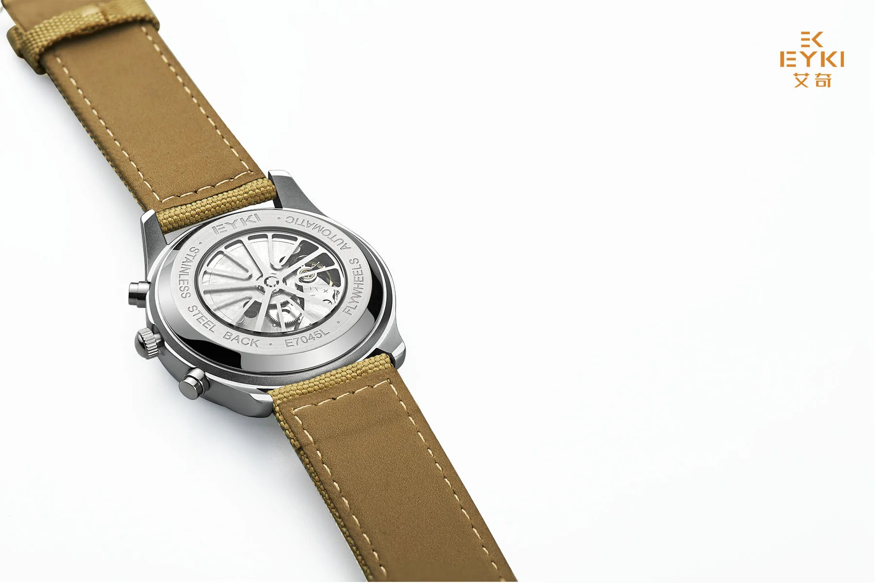 OEM Design Fashion Men Stainless Steel Waterproof Luxury Wristwatch Custom LOGO Automatic Chronograph Watch reloj automat hombr
