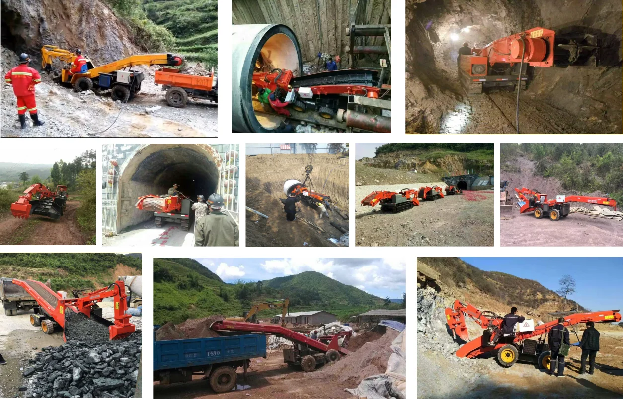 Mining Underground Hydraulic Tunnel Scoop Loader Mucking for