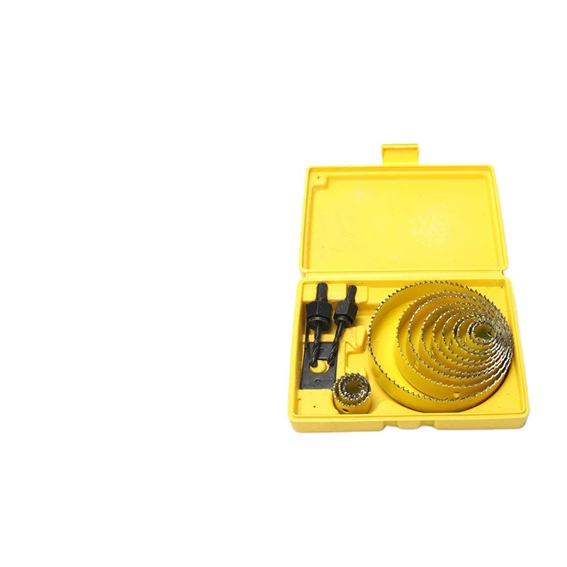 Bimetallic metal hole opener concrete saw electric hollow core drill bit handle cement stone wall air conditioner