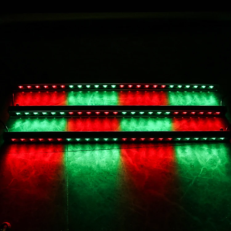SHIJI Outdoor Facade Lighting LED Bar 3D Tube Light DMX512 RDM LED Uplights IP67 RGBW LED Wall Washer Light