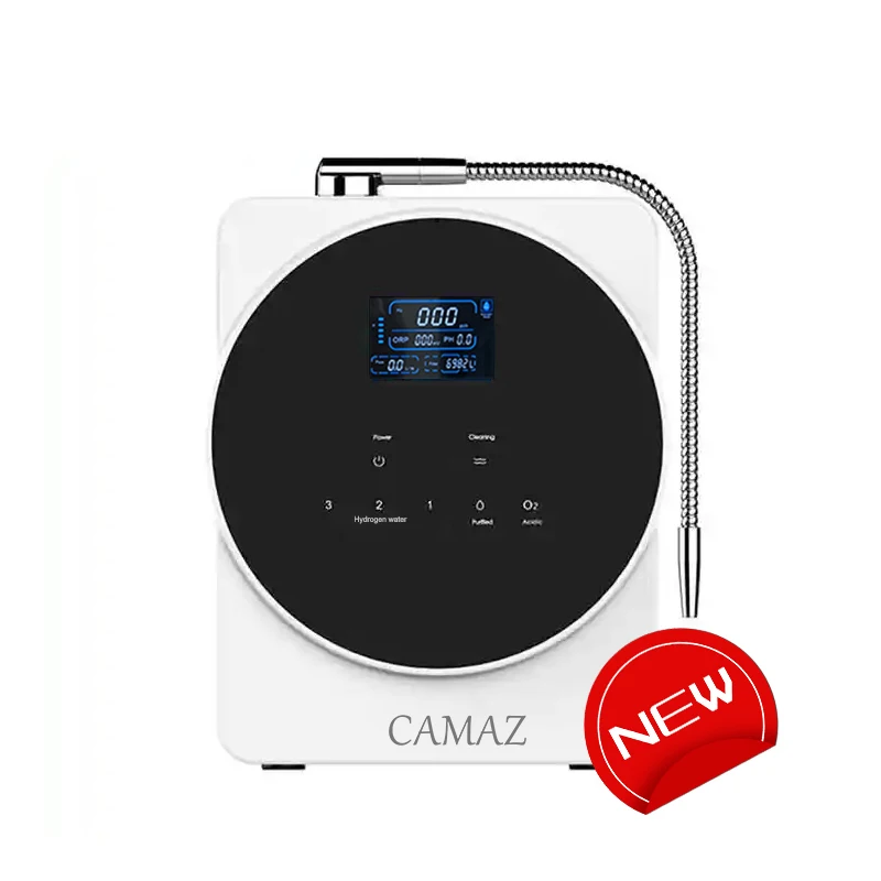 CAMAZ Japan Hydrogen Alkaline Electrolysis Water Ionizer 11 Plate Platinum Activated Carbon Filter Water Ionizer