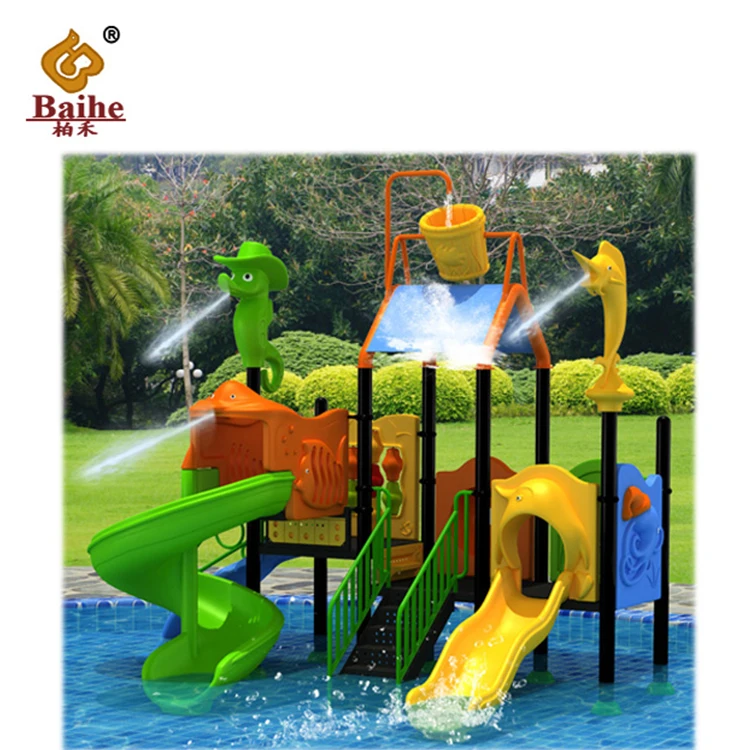 Park Equipment Outdoor Kids Outdoor Plastic Big Slides Swim Pool Water Slide Sale