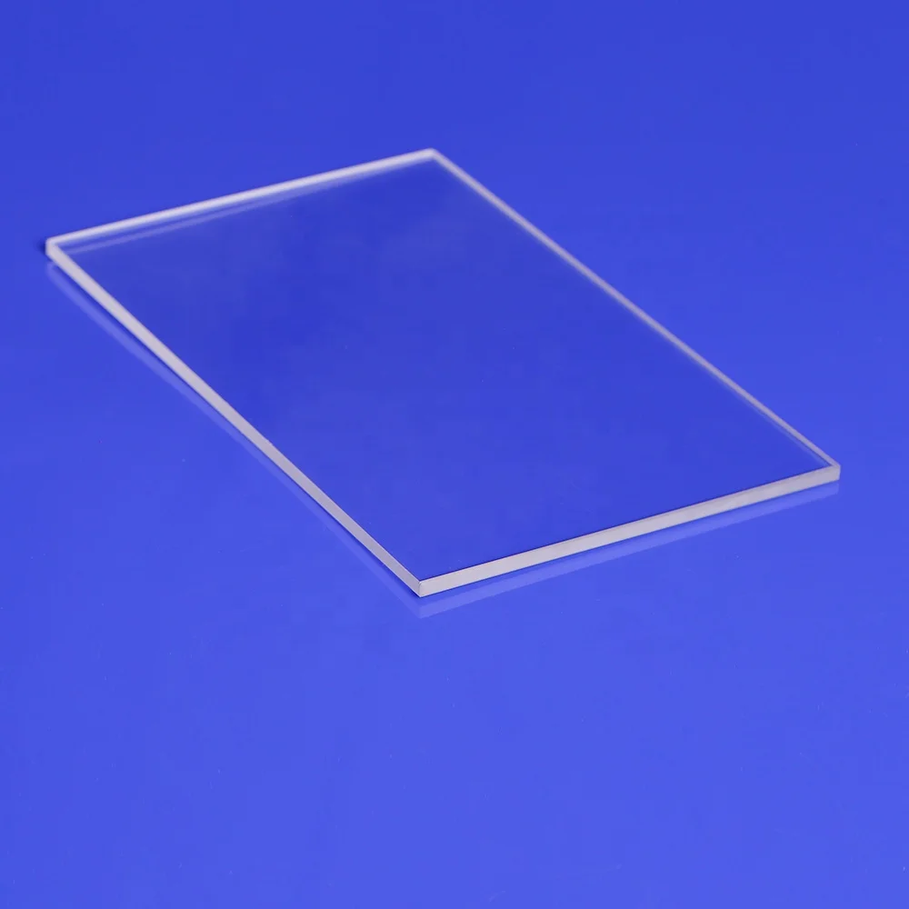 Factory Wholesale Customized Transparent Quartz Glass plate Clear quartz Plate