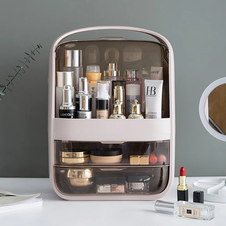 
High quality popular fashion excellent waterproof dustproof white plastic big pandora makeup box 