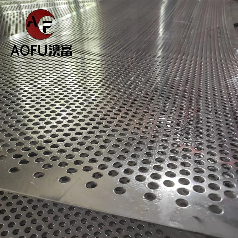 Factory direct Hot Corrosion resistant stainless steel galvanized perforated sheet Customized size for anti-theft Decoration