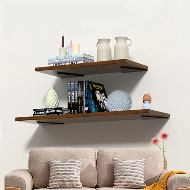 Heavy Duty Triangle Floating Shelf Wall Mounted Hidden Shelf Bracket Decorative Storage Shelf Support For Diy Wood