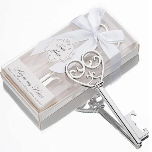 Key to My Heart Style Wine Bottle Opener Return Gifts Wedding Gifts For Guests