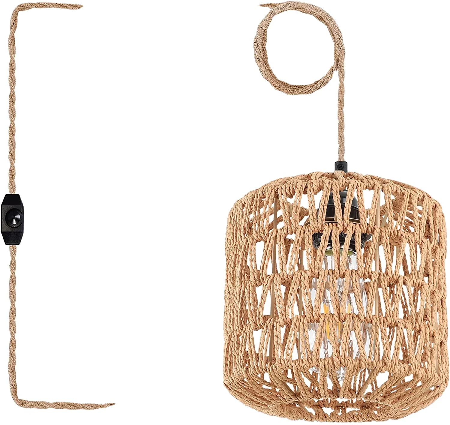 Home Decor Modern Jute Seagrass Lampshade Made In Vietnam Ceiling Garden Decorative Holiday Chandeliers Lights