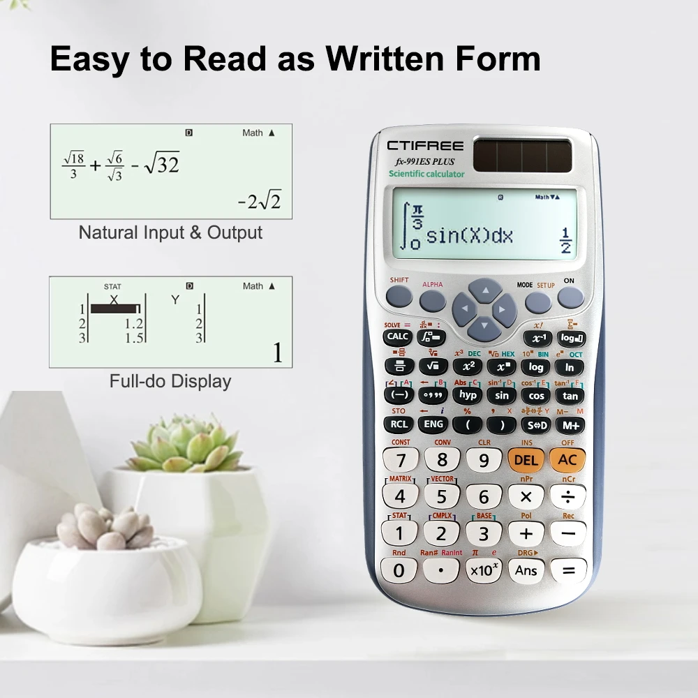 Supplier Wholesale custom LOGO 12-bit FX-991ESP school student exam essential scientific calculator