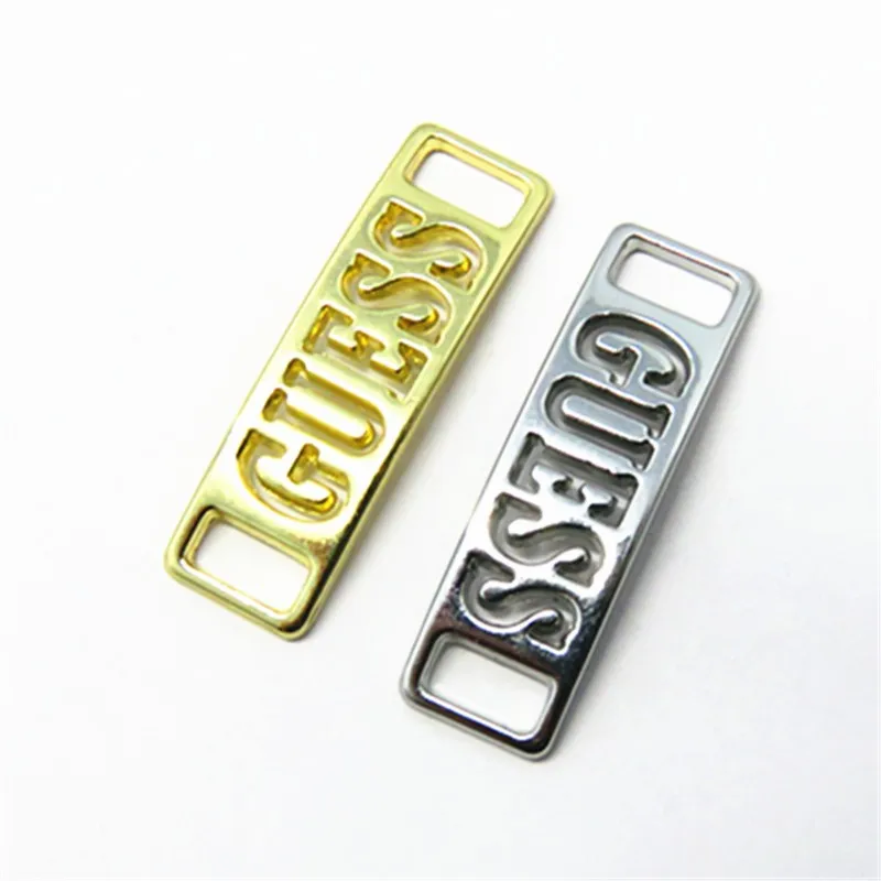 High Quality Zinc alloy Metal tag AF1 DIY Sneaker Kit Shoelaces Buckle locks shoelace charms