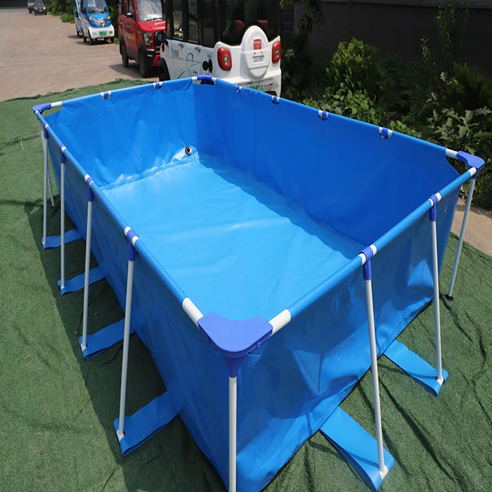 Portable waterproof tarpaulin pvc inflatable large outdoor family inflatable swimming pool for adults