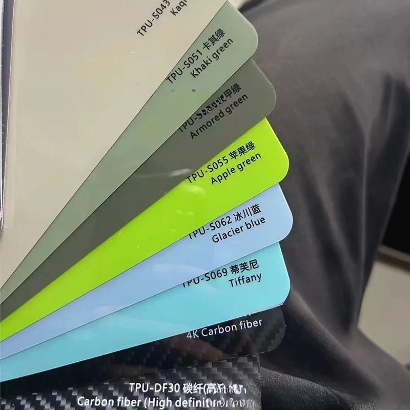 High quality TPU color modified car film with extended warranty 1.52m*15m TPU COLOR PPF