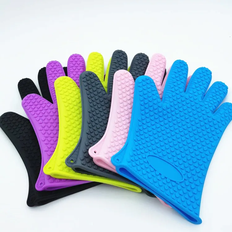 
Multifunction Extra Long Professional Heat Resistant Pot Holders Oven Mitt Silicone Oven Mitt 