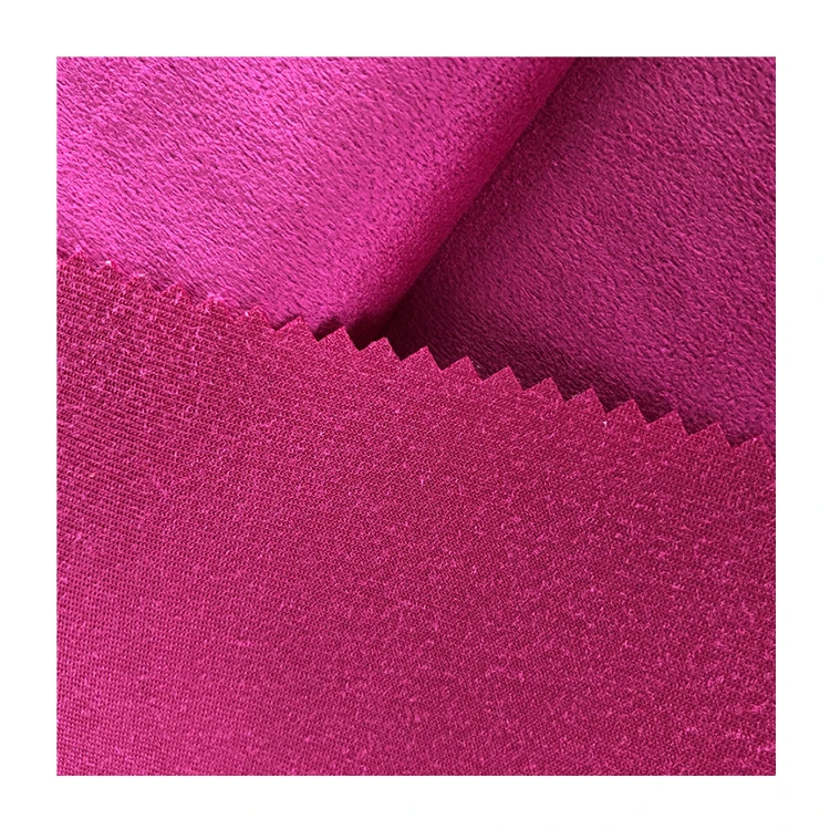 Самый продаваемый односторонний матовый вязаный микро замшевый диван из полиэстера, замшевая ткань для автомобиля