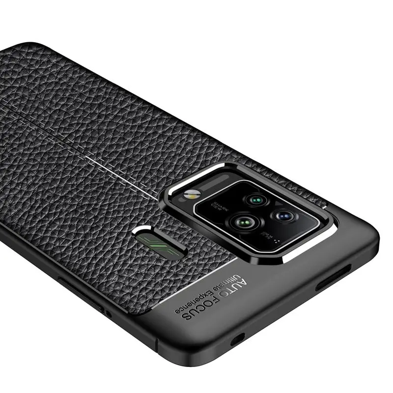 Auto Focus Shockproof Leather Mobile Phone Shell Silicone TPU Phone Case Cover For Xiaomi Black Shark 5 Pro Blackshark5
