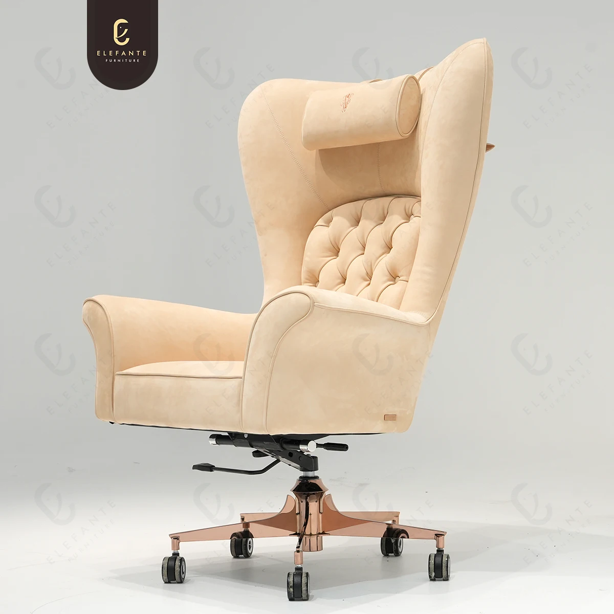 Light Luxury High-end BOSS Chair Genuine Leather Executive Office Chairs High Back
