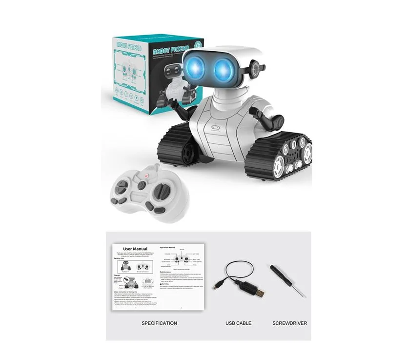 Jimei hot selling battery operated abs toy robots rc cars technology educational robot car toys with music and lights toy robots