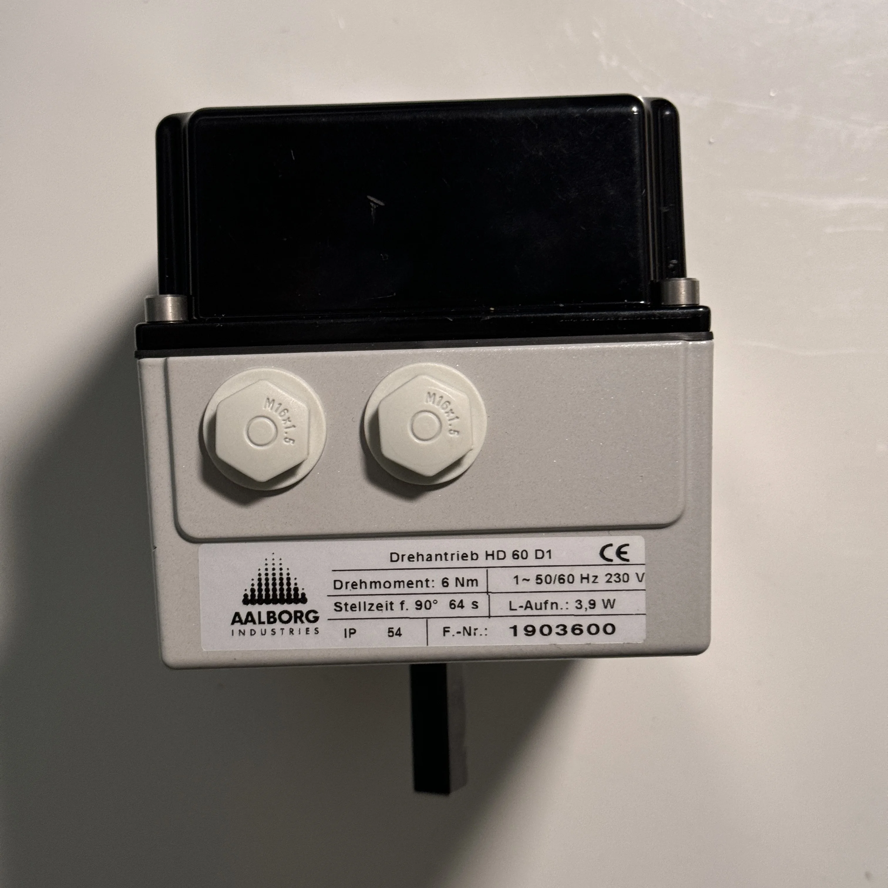 AALBORG Drehantrieb HD 60 D1 1-50/60Hz 230V