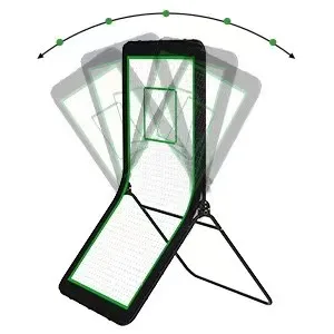 4*7ft adjustable angles lacrosse rebound net soccer baseball volleyball rebounder with Target webbing