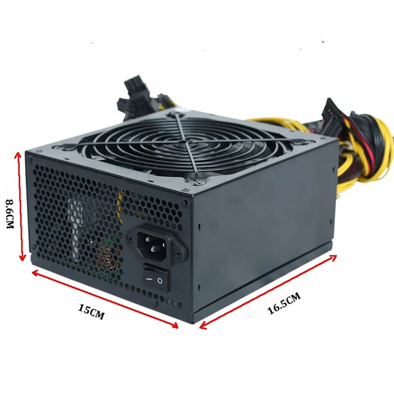 1850W 1800W 2000W 120A S9 T9 DC L3 PC Power Supply Unit ATX