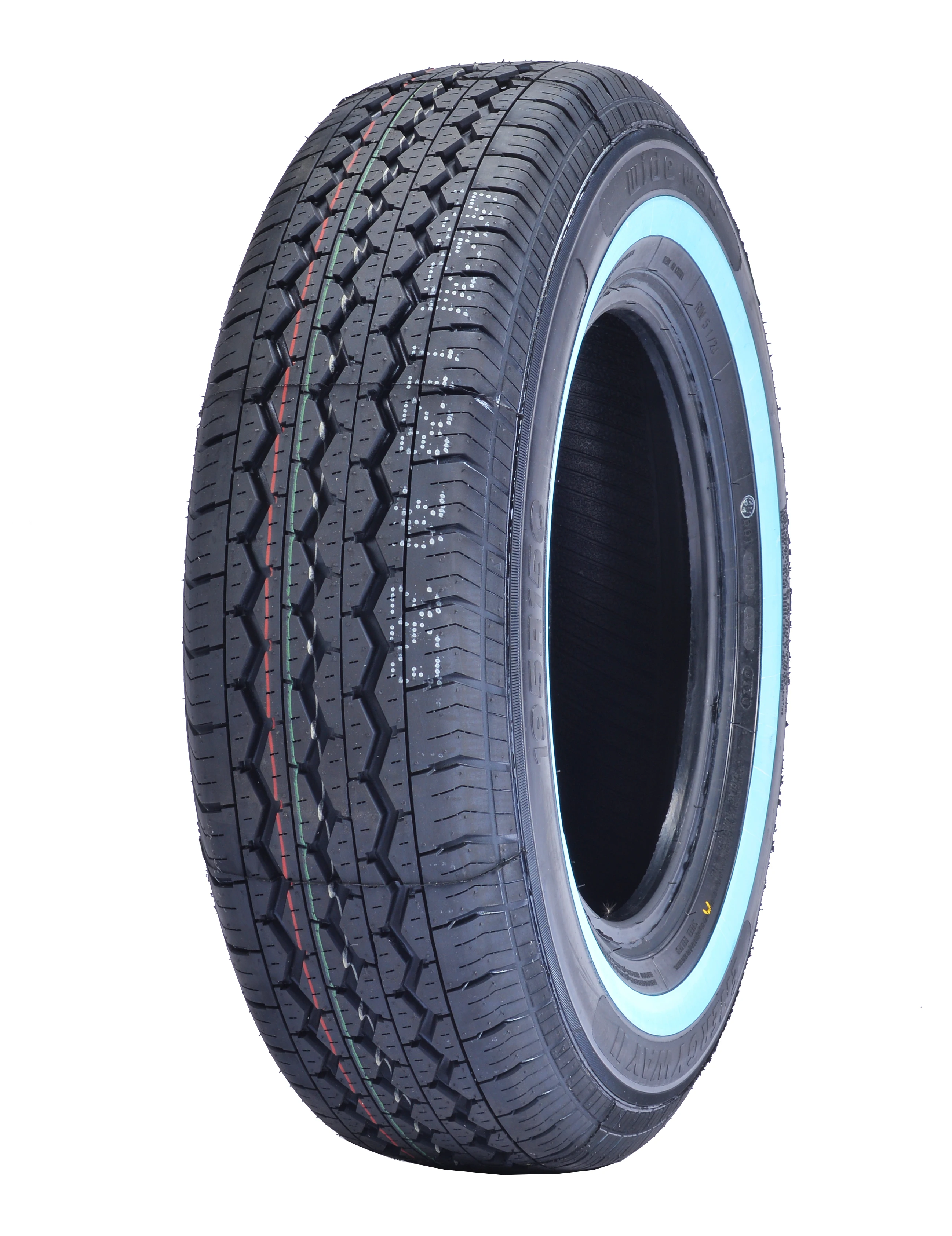 Light truck tire with white line LTR with WSW 155R13C 205/75R14C 205/75R15C