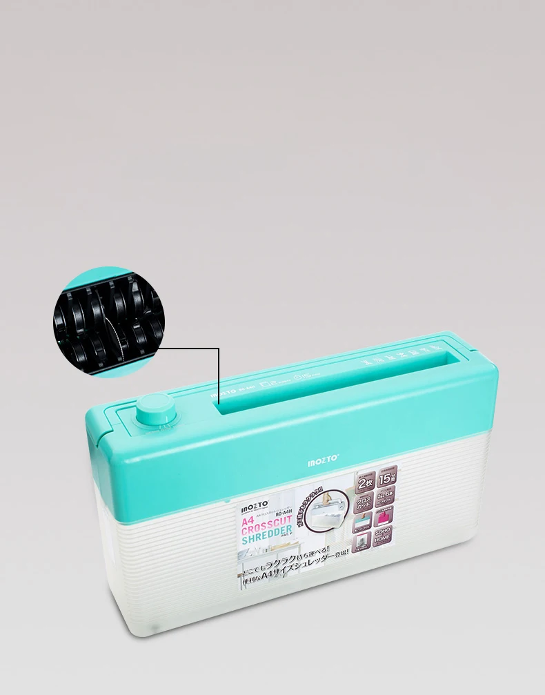 Customized High Quality Office Home 4L Shredder Portable Electric Shredder Portable Shredder for Document, Mail, Staple