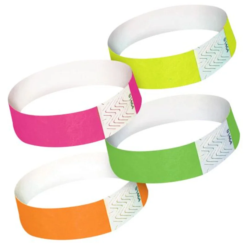 One Time Used Disposable Paper NFC RFID Wristband Bracelet for Acess Control