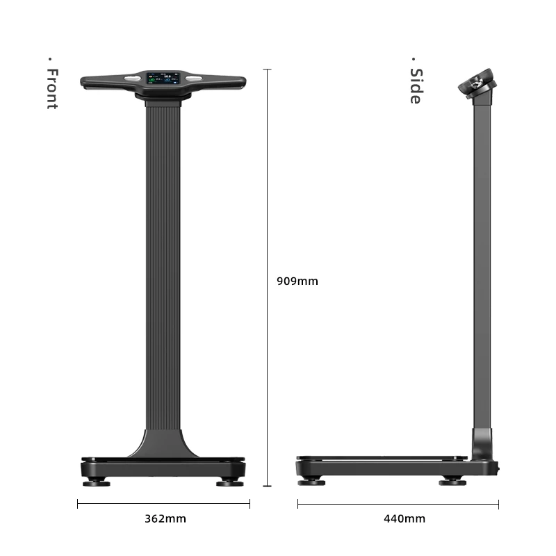 Human New Body Fat Scale Tempered BMI WIFI Weighing Scale Rechargeable Handheld Digital Scale Smart Phone App iOS Android