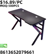 TSF Design Computer Racing Desk Metal Frame Online PC Gaming Folding Table Office