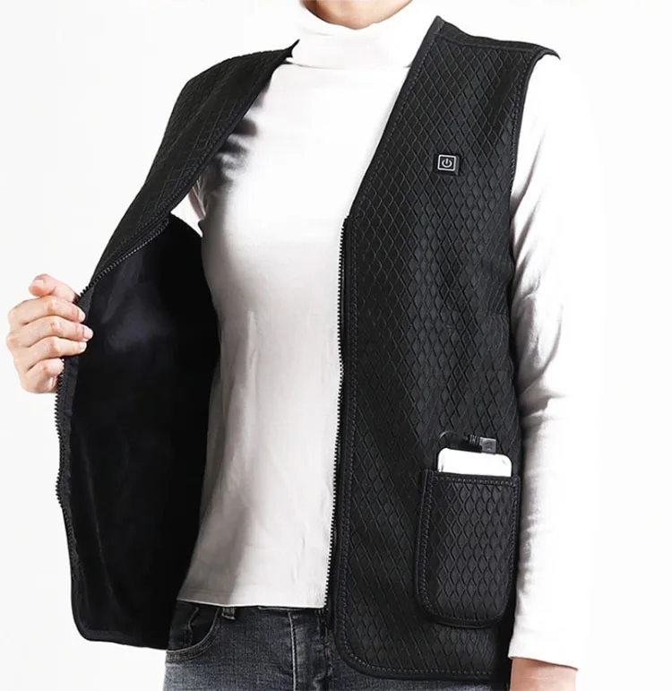heating warm vest inner tank battery 9 zone description high-end intelligent charging and jacket without