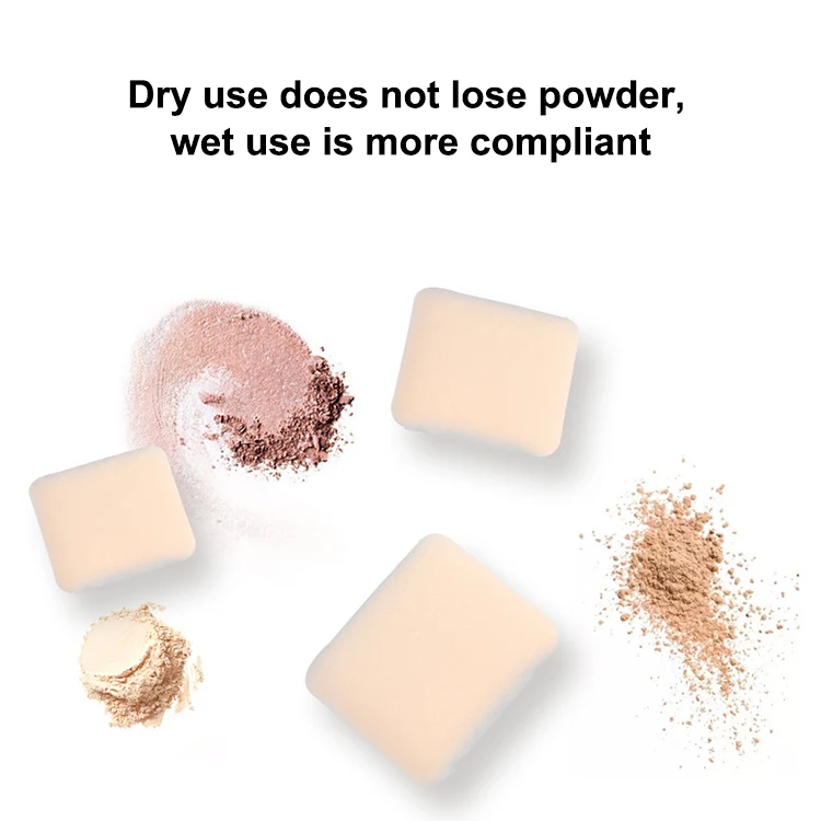 FEIYAN Dry And Wet Dual-use Foundation Liquid Make-up Sponge Face Pink Powder Cotton Cushion Finger Triangle Makeup Sponge Puff