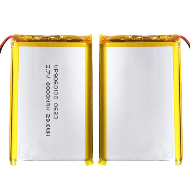LIPO 3.7V 8000mAH Lithium Polymer Battery Cell VP9060100 for Power Bank