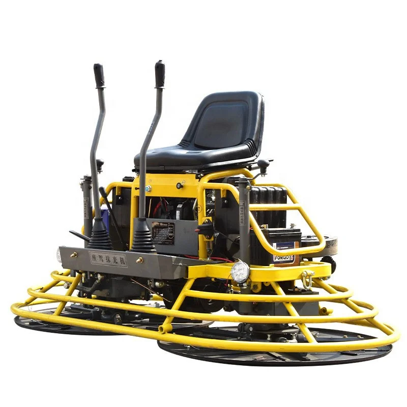 Высококачественный бензиновый бетоновыравниватель водительского типа, новая дорожная Затирочная машина