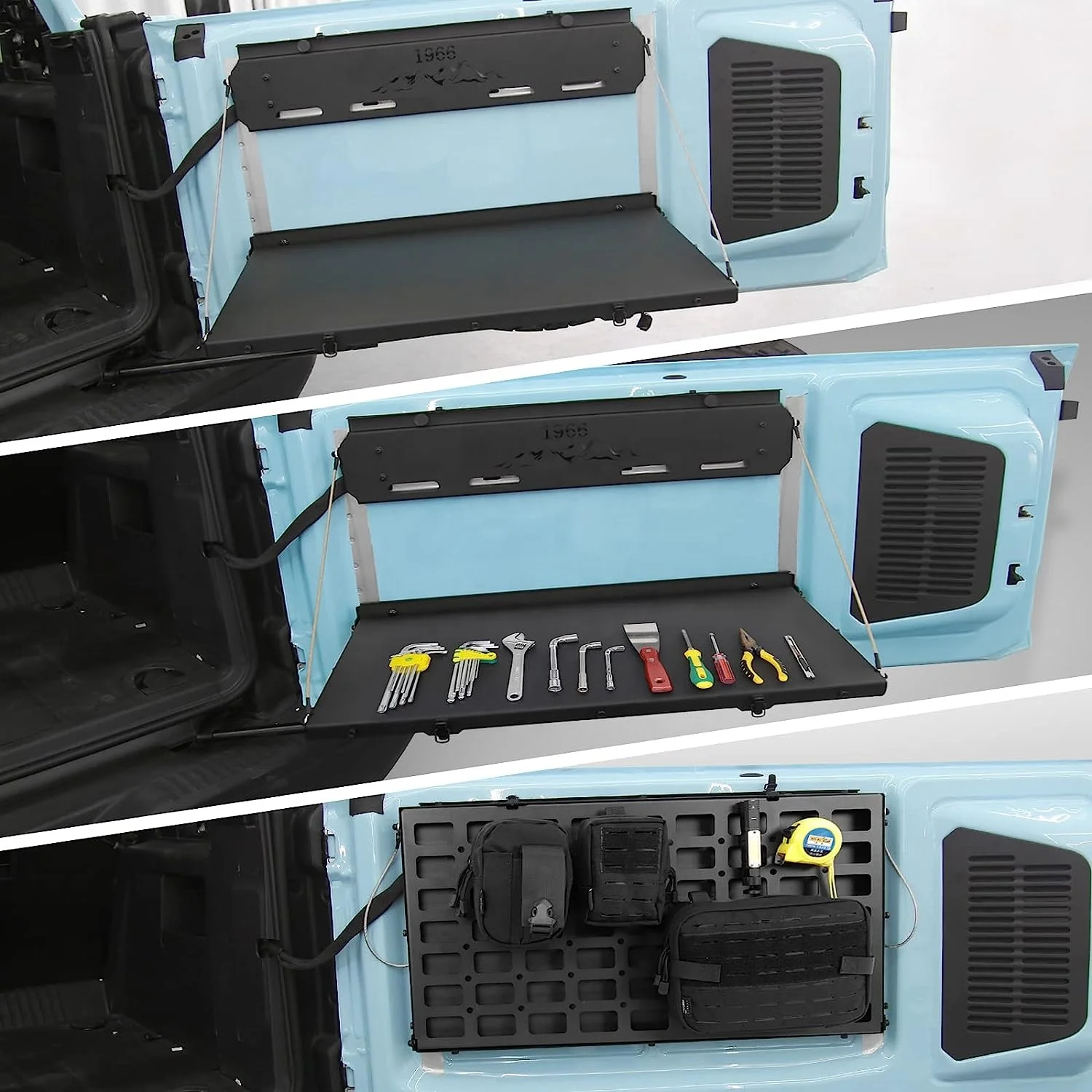 Auto Offroad Camping Tailgate Table Versatile Work Space for Ford Bronco 6th gen  20212022