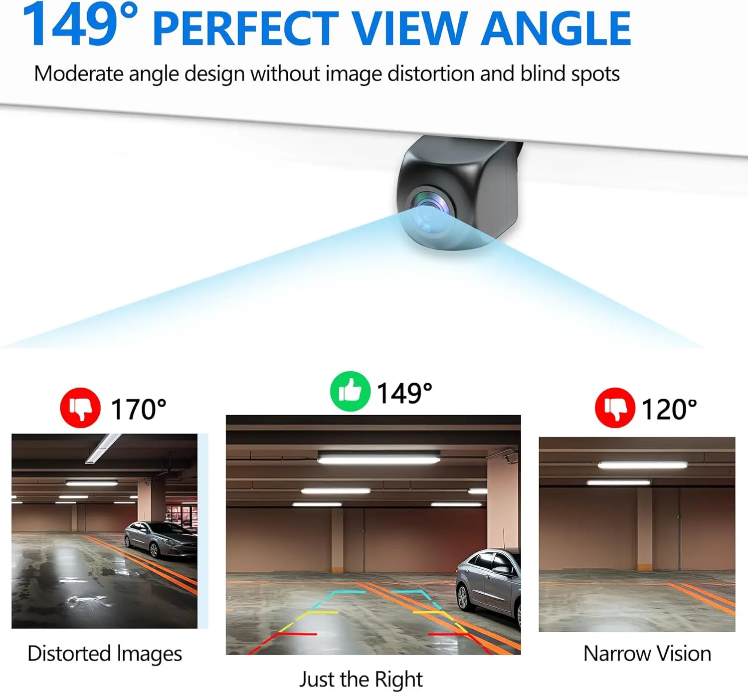 E-TOO IP68 Waterproof USA Car Backup Rear View Camera number plate Back Up Camera Universal License Plate Backup Camera