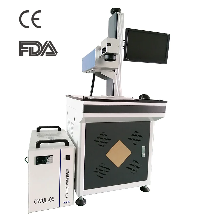 
Advanced Optowave 3W 5W 8W 10W UV Laser Marking Machine Engaving Laser Marker for Plastic Glass Printing CE Certified 