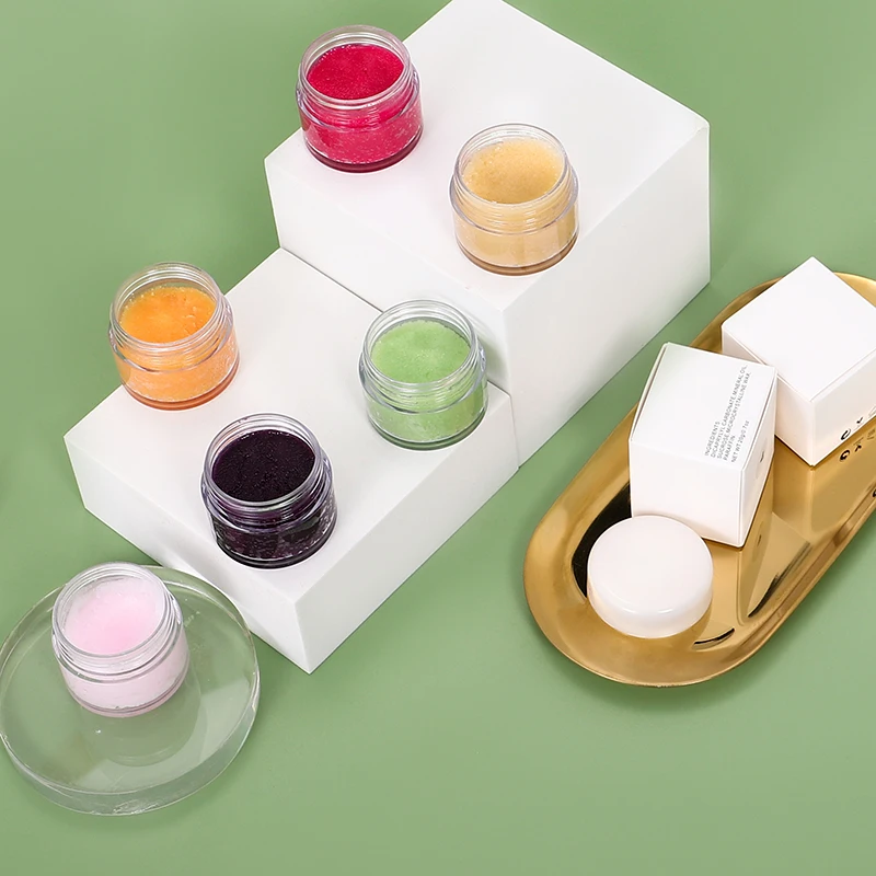 
Wholesale Cosmetic Pink Lip Scrub Private Label Sugar Organic Lip Scrubs 