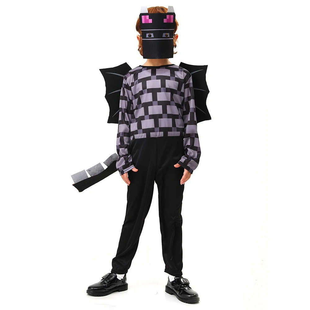Kids Halloween Cosplay Costume Deluxe My World Minecraftinglys Sets Diamond Armor Series Costumes For Cosplay Games Toy Gifts