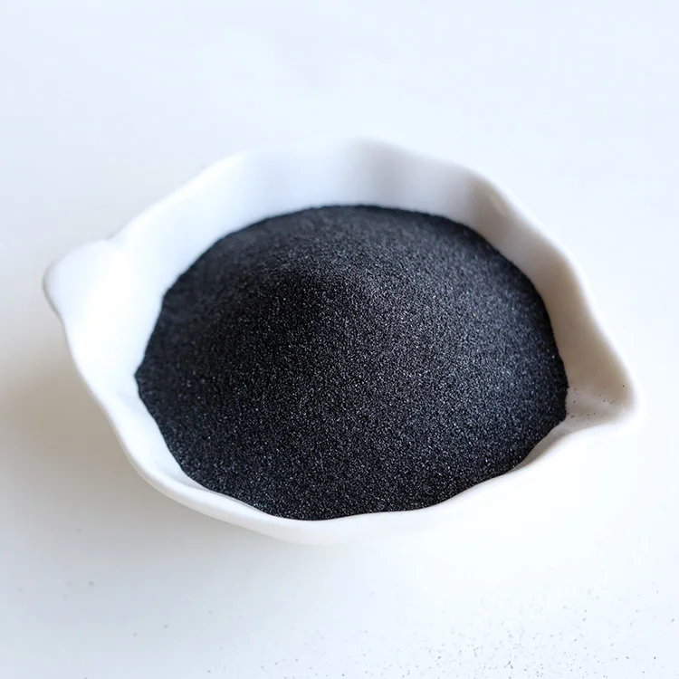 low price black corundum powder/ black fused alumina / black aluminum oxide for sale