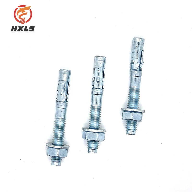 Spot wholesale HSA Grade 5.8 galvanized steel wedge anchors