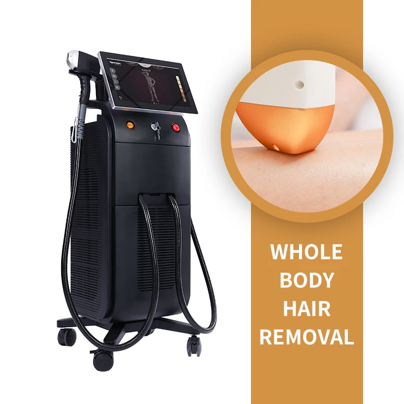 TUV Medical CE approved vertical high power big spot size laser diodo 808 hair removal diode beauty equipment 755 808 1064 nm