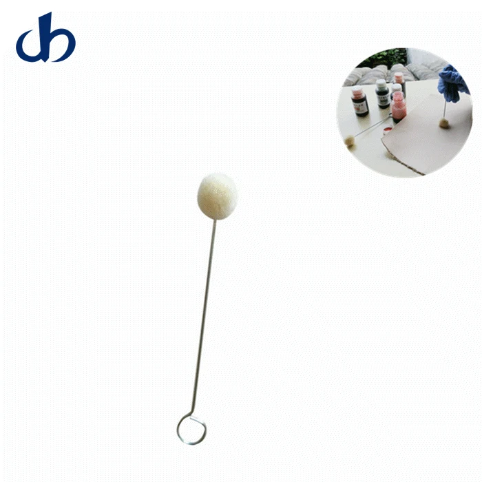 Factory Price  100% Pure Wool Dauber With Hardened Steel Wire Handle