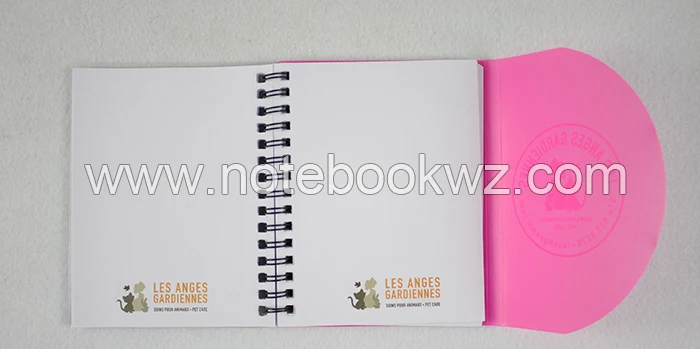 make your own personalized PP cover 3x5 small spiral smart pocket notepad with pen