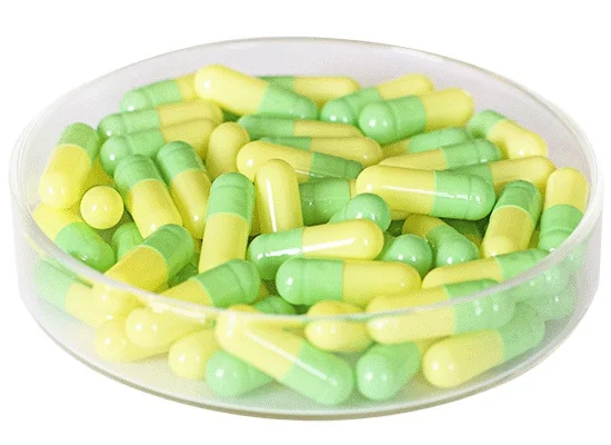 Пустая желатиновая капсула для бычьего желатина Halal COA фармацевтического класса, Размер 000 00 0 0E 1 2 3 4 5 #