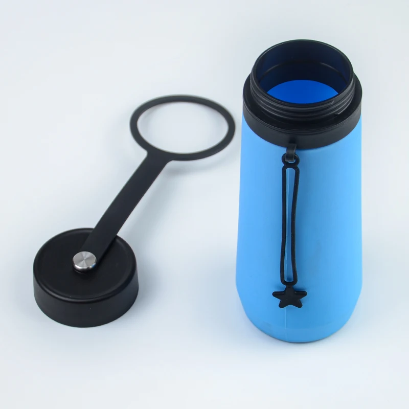 Space-saving Water Bottle Outdoor Travelling Portable Safe Materials Collapsible Silicone Bottle