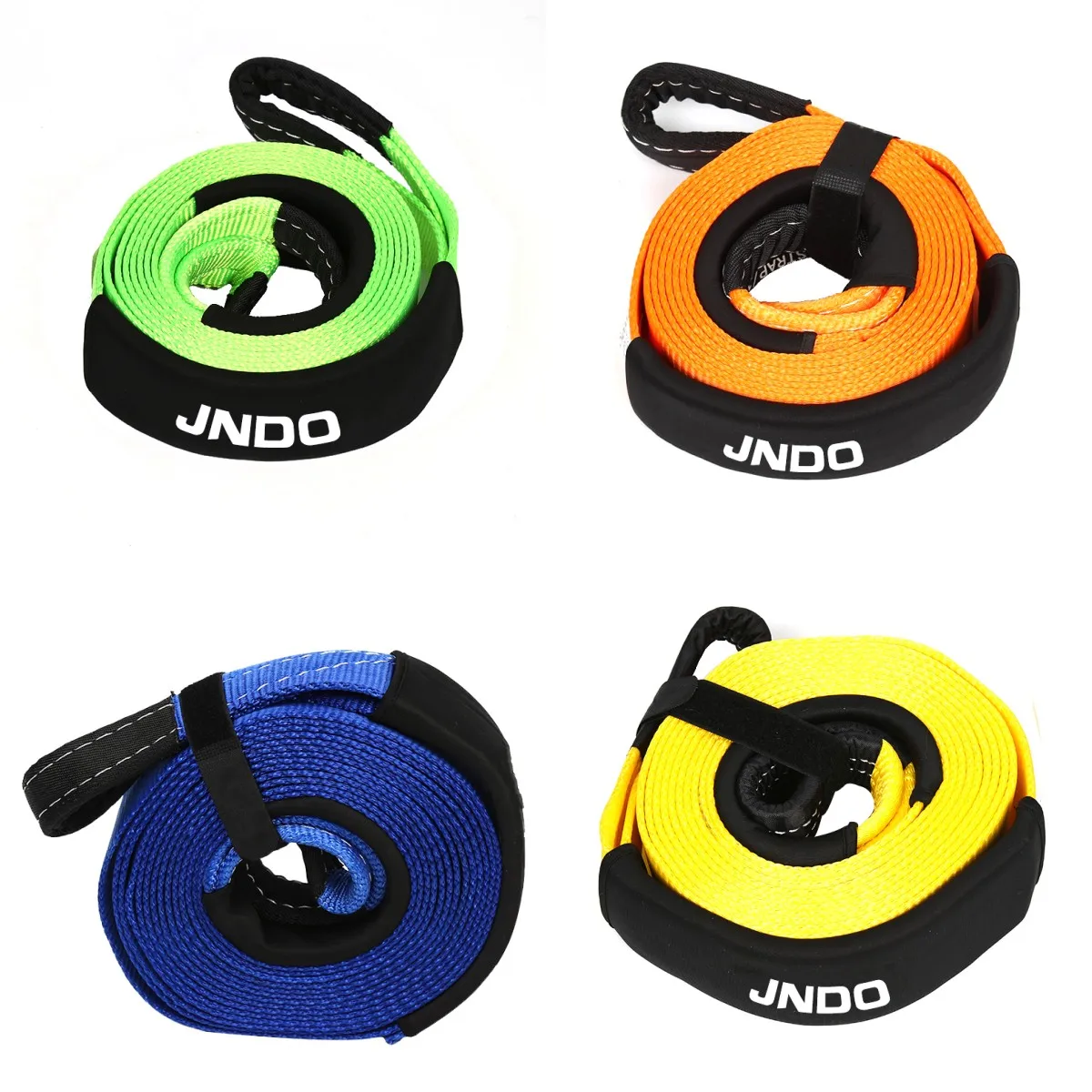 ROPE TYPE Winch Extension Strap Tree Truck Protector Strap 4WD Snatch Strap Equalizer Strap Tow Strap