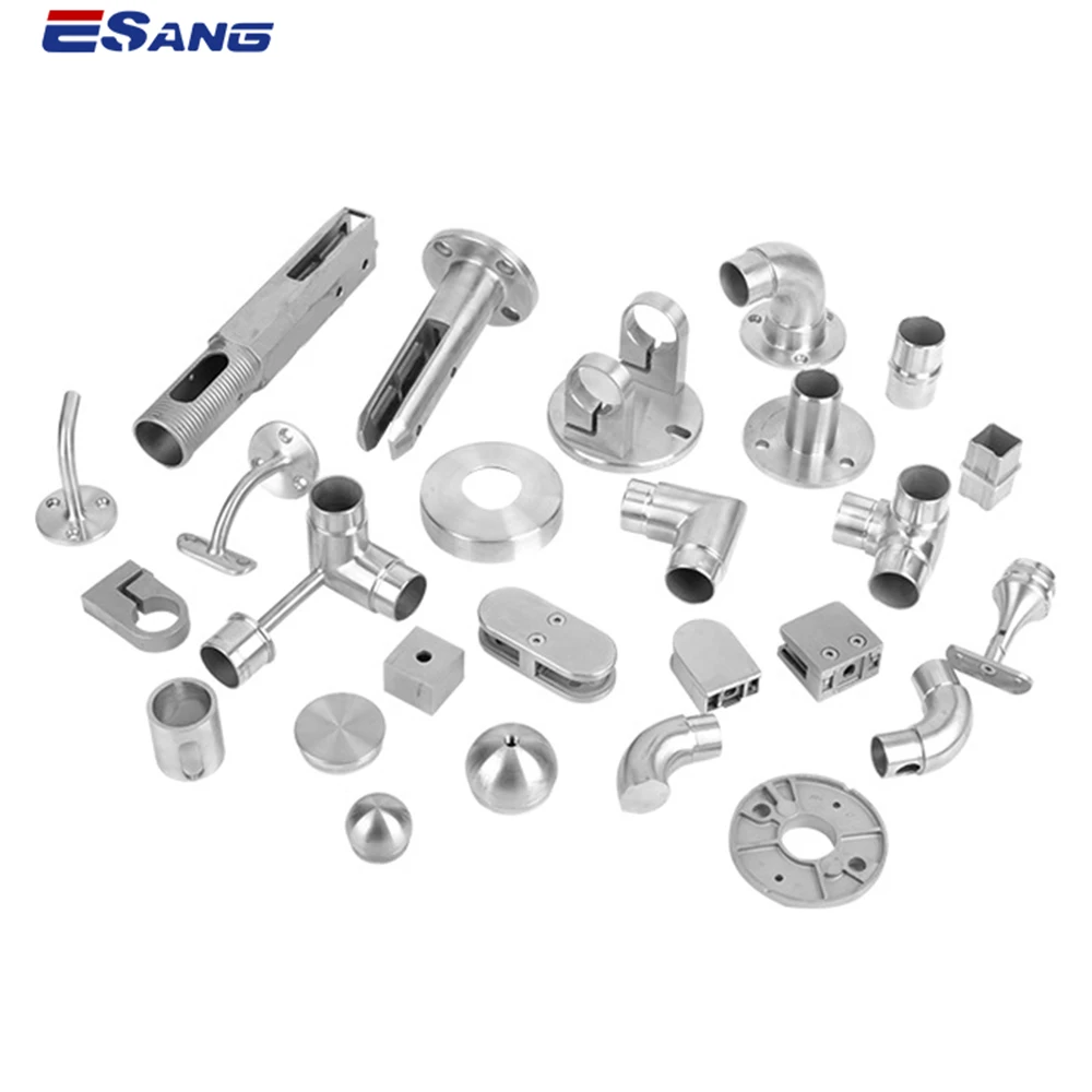 ESANG Balustrade Glass Fittings 201 304 316 Stainless Steel Accessories For Handrail Stair