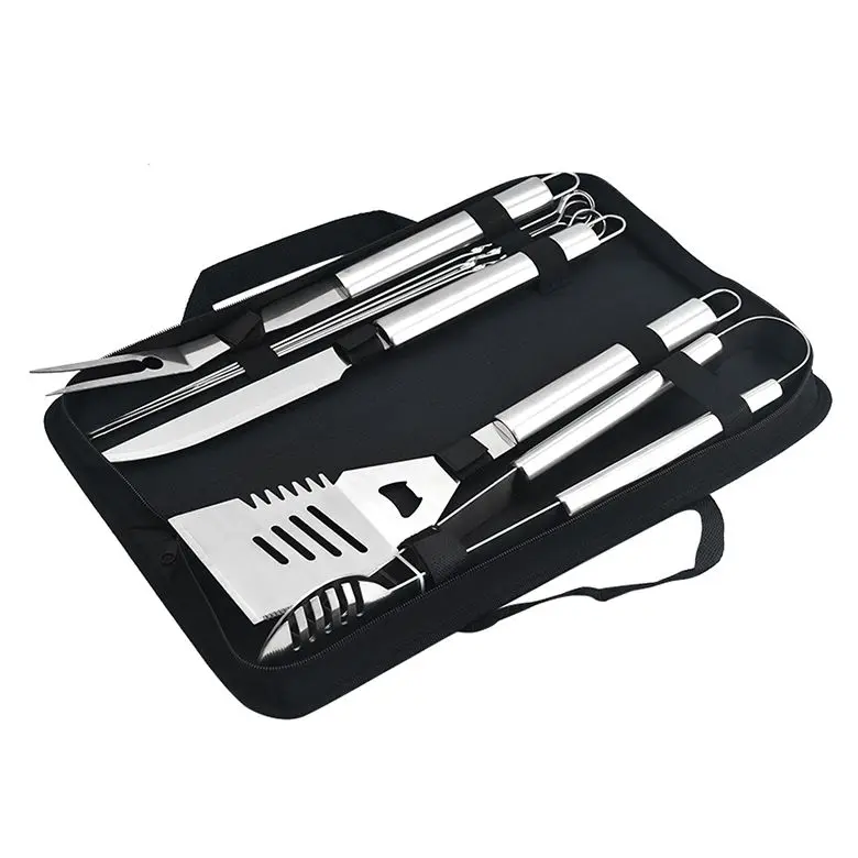 
Manufacturer Supplier 8 Pieces Bbq Tools Stainless Steel Set Bbq Accessories Tool 